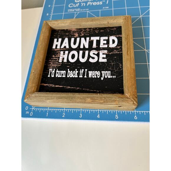 Halloween Mixed Wooden Plastic decorative lot of 6 - Picture 8 of 14